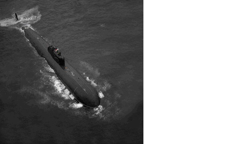 Russian Charlie class submarine leased by India on which the Arihant is said to be loosely based