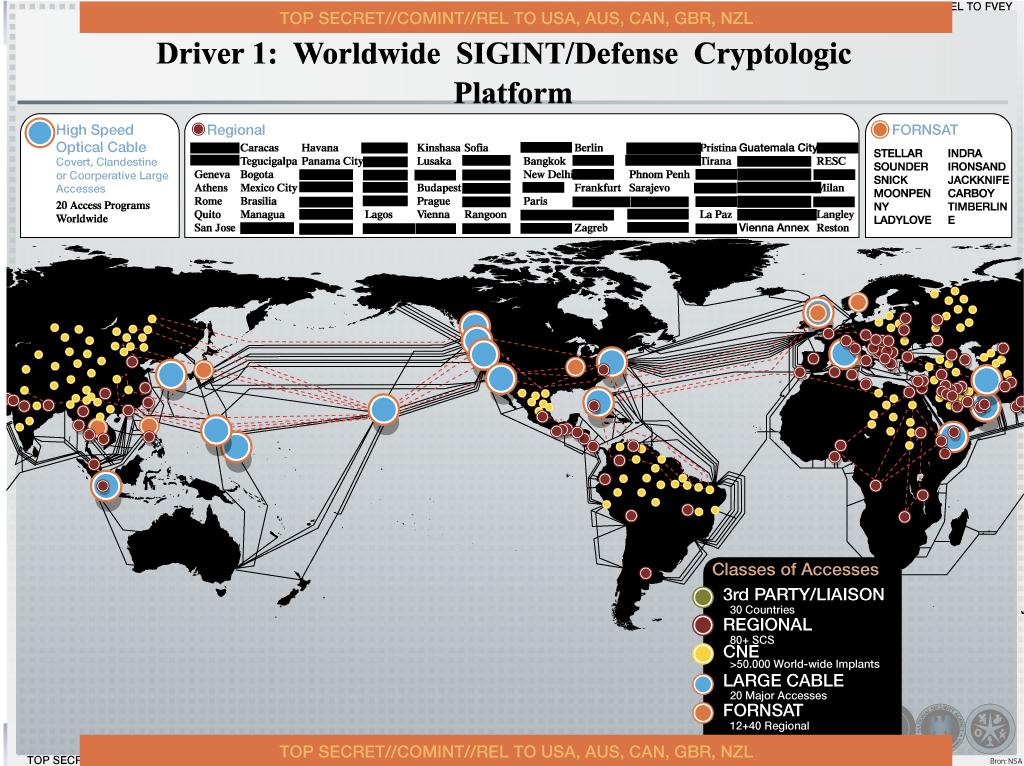 Vodafone and Verizon Spied for GCHQ and NSA